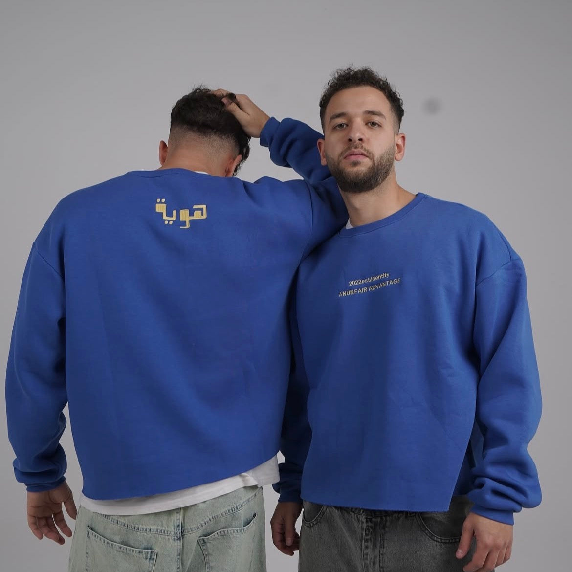 Unfair blue crewneck